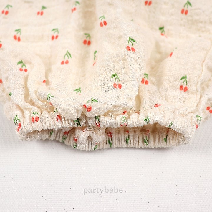 Party Kids - Korean Baby Fashion - #babyootd - Cherry Pants - 6