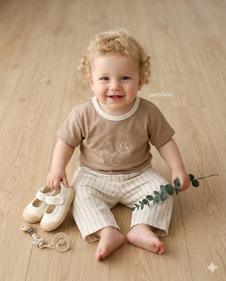 Party Kids - Korean Baby Fashion - #babyoninstagram - Yogurt Pants - 4