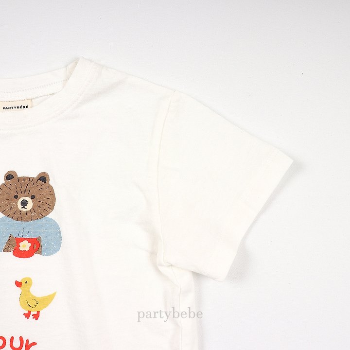 Party Kids - Korean Baby Fashion - #babyootd - Bonjour Tee - 5