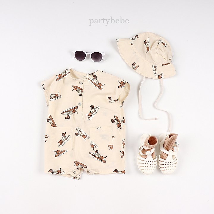 Party Kids - Korean Baby Fashion - #babyoninstagram - Board Suit Set (with Bucket Hat) - 4