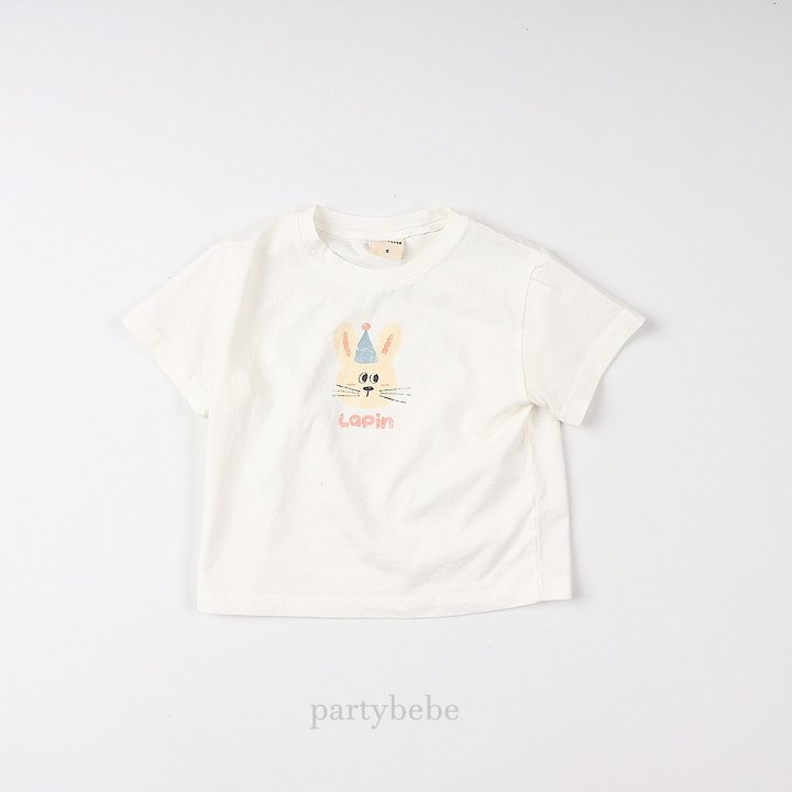 Party Kids - Korean Baby Fashion - #babyootd - Rabbit Tee - 9