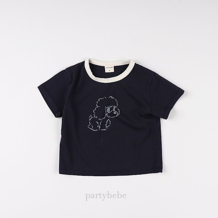 Party Kids - Korean Baby Fashion - #babyootd - Line Puppy Tee - 8