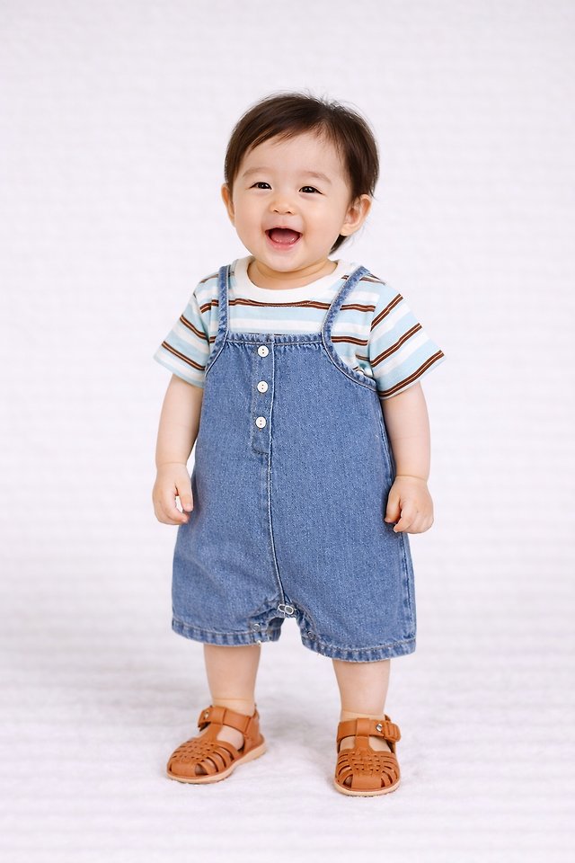 Party Kids - Korean Baby Fashion - #babyootd - Bottega Overalls - 2