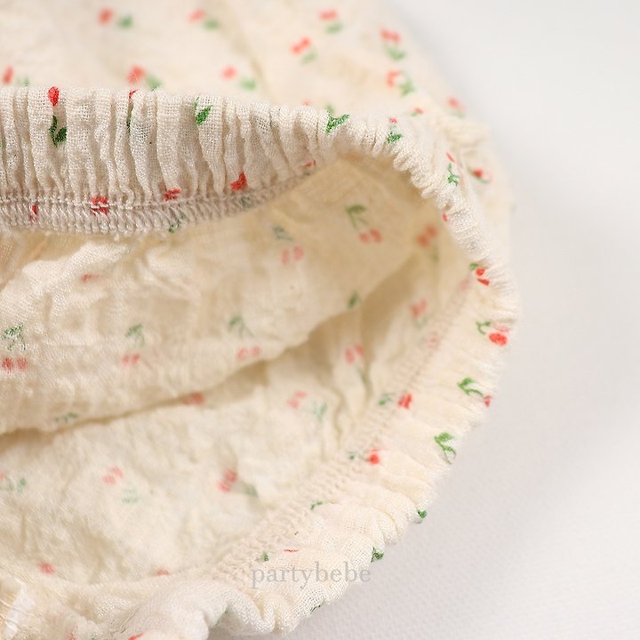 Party Kids - Korean Baby Fashion - #babyoutfit - Cherry Pants - 7