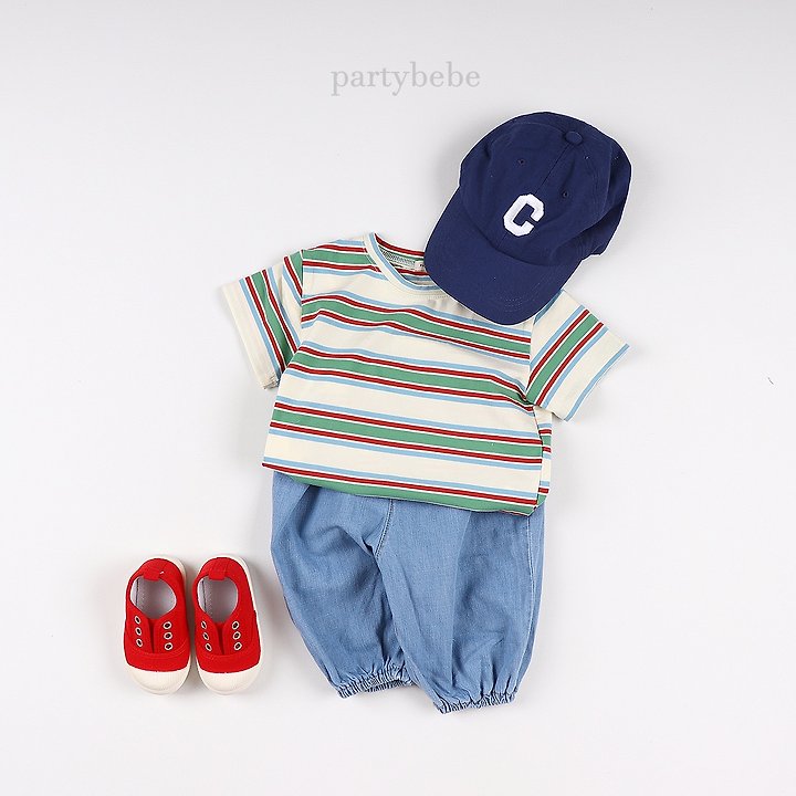 Party Kids - Korean Baby Fashion - #babyoutfit - Blue Pants - 10