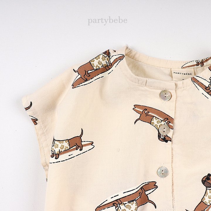 Party Kids - Korean Baby Fashion - #babyoutfit - Board Suit Set (with Bucket Hat) - 5