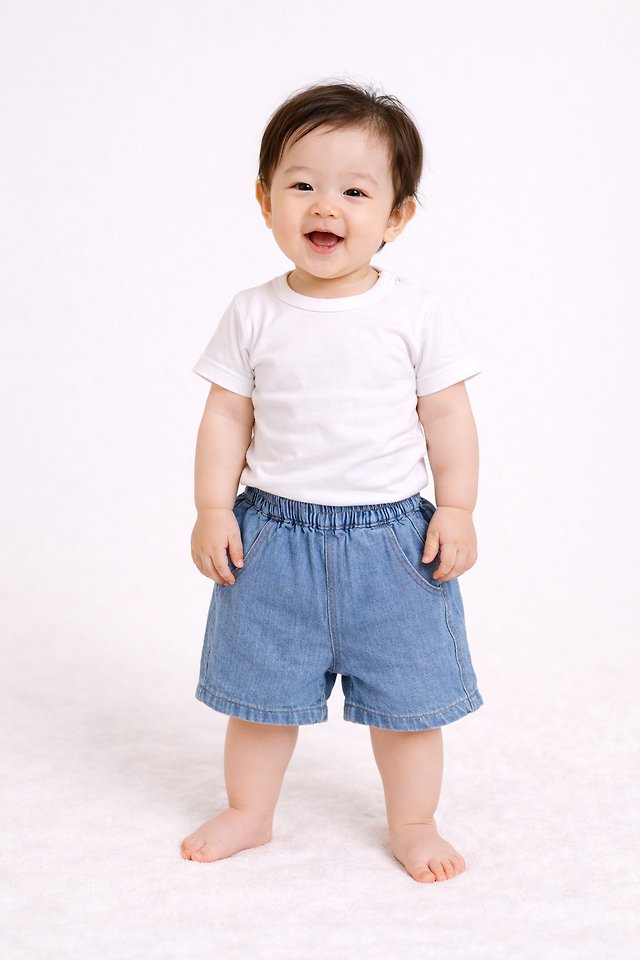 Party Kids - Korean Baby Fashion - #babyoutfit - Beneta Shorts - 5