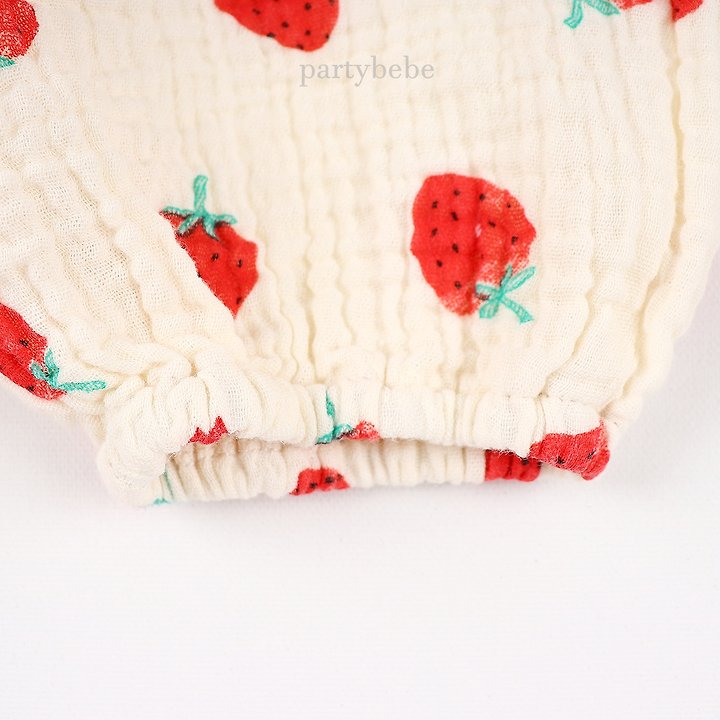 Party Kids - Korean Baby Fashion - #babyoutfit - Red Berry Set - 11