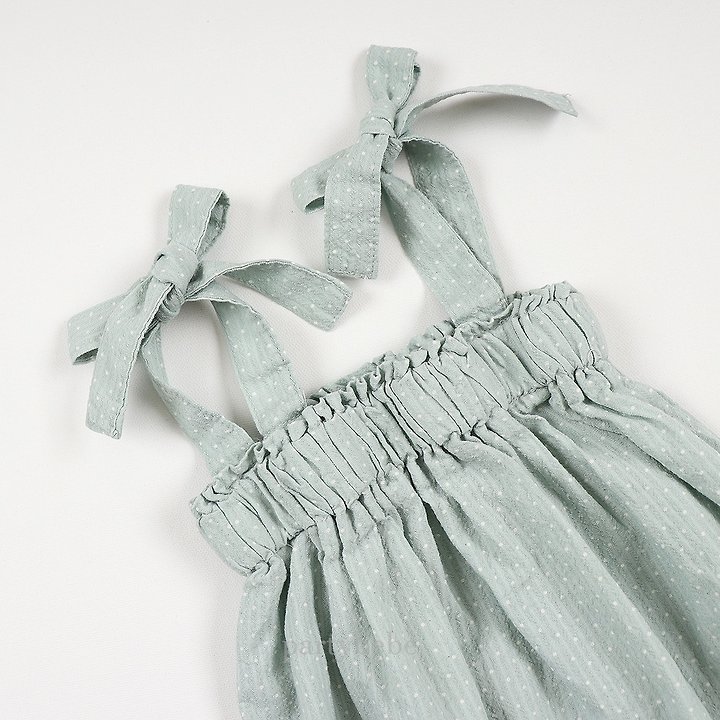 Party Kids - Korean Baby Fashion - #babyoutfit - Dot Overalls - 7