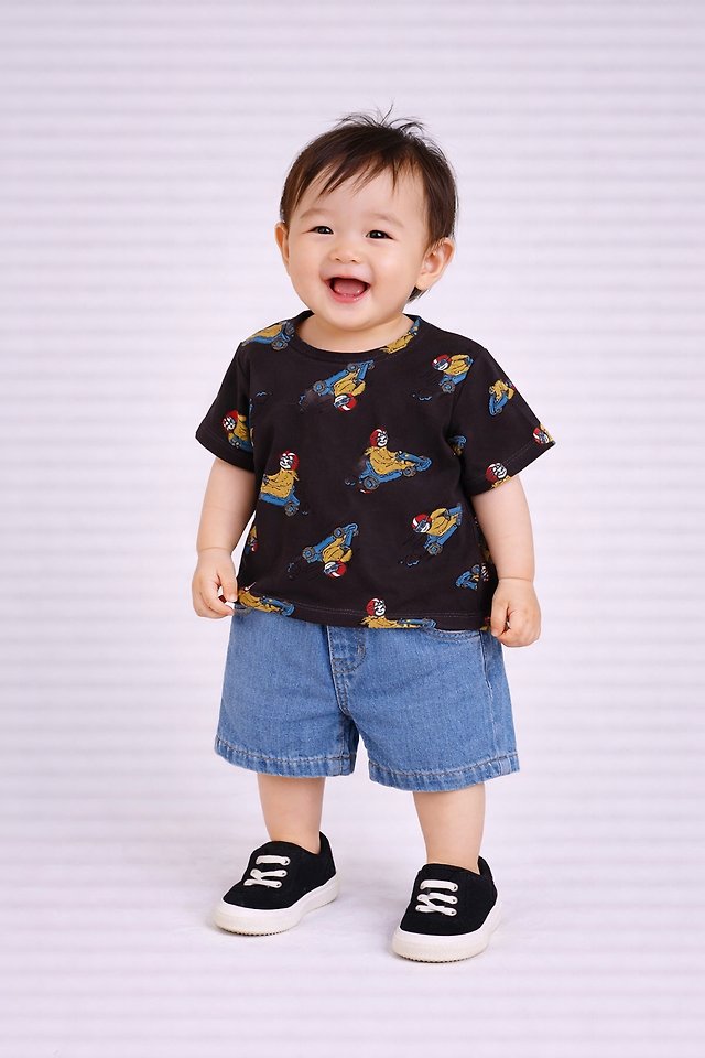Party Kids - Korean Baby Fashion - #babyoutfit - Go Go Tee - 3