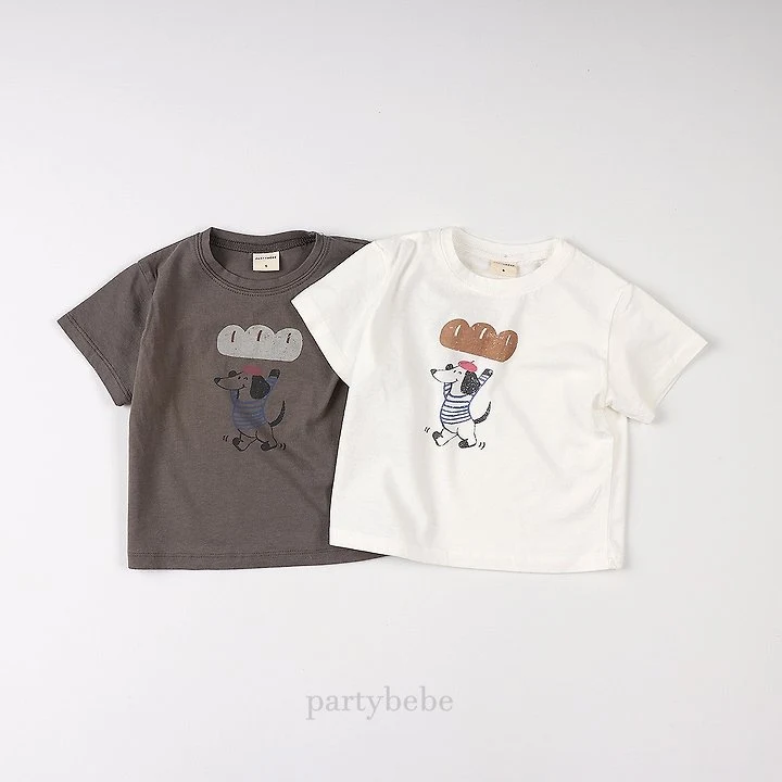 Party Kids - Korean Baby Fashion - #babyoutfit - Puppy Tee