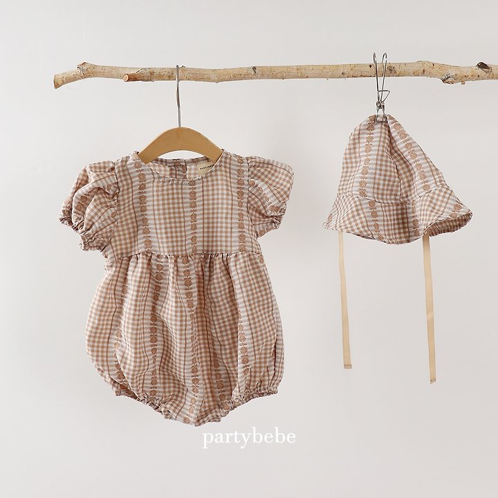 Party Kids - Korean Baby Fashion - #babyoutfit - Atelier Suit Set (with Bucket Hat) - 7