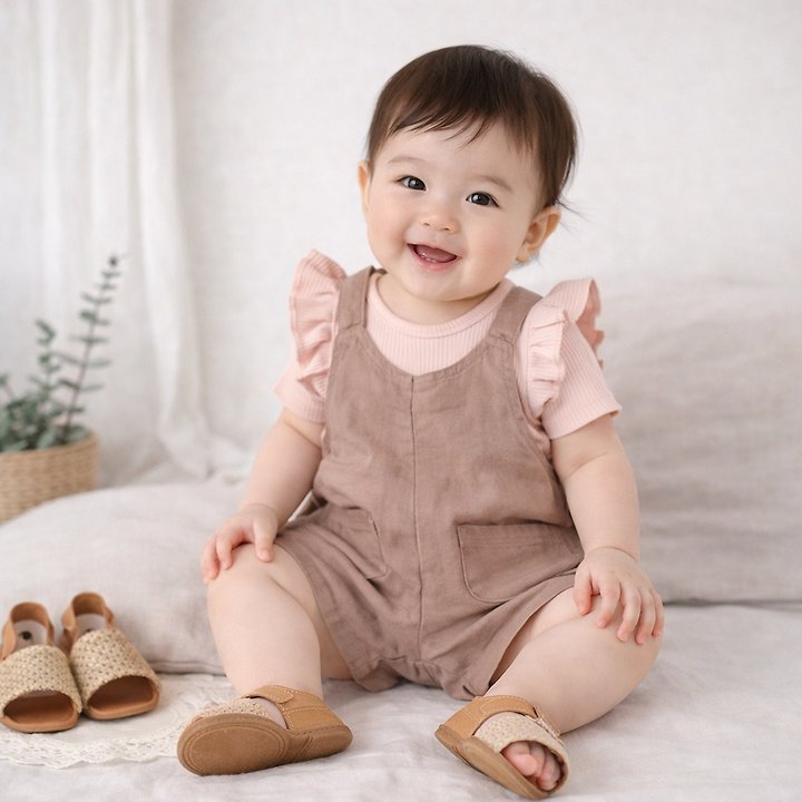 Party Kids - Korean Baby Fashion - #babywear - Airy Overalls - 5
