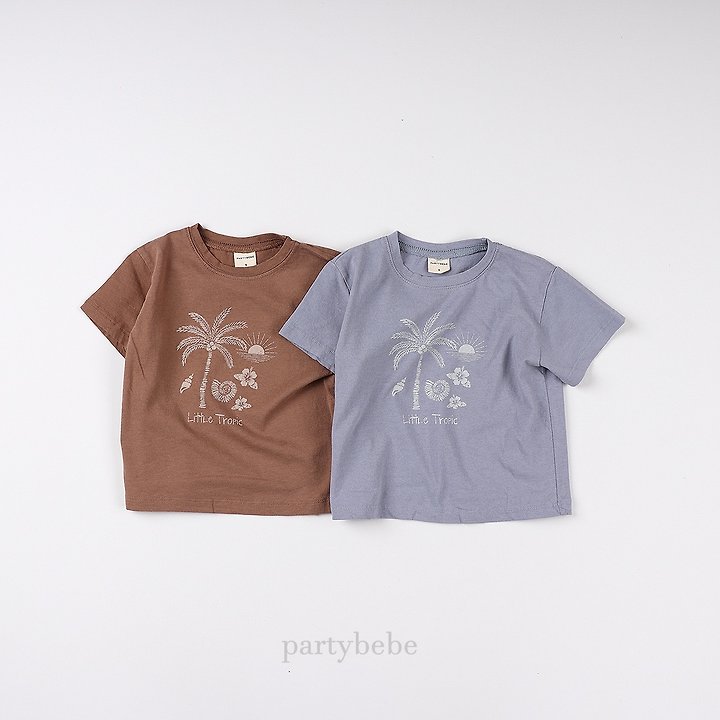 Party Kids - Korean Baby Fashion - #onlinebabyboutique - Hawaii Tee