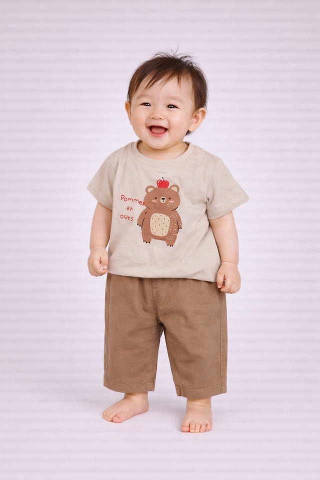 Party Kids - Korean Baby Fashion - #onlinebabyboutique - Apple Bear Tee - 5