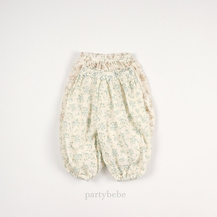 Party Kids - Korean Baby Fashion - #onlinebabyboutique - Baby Flower Pants - 3