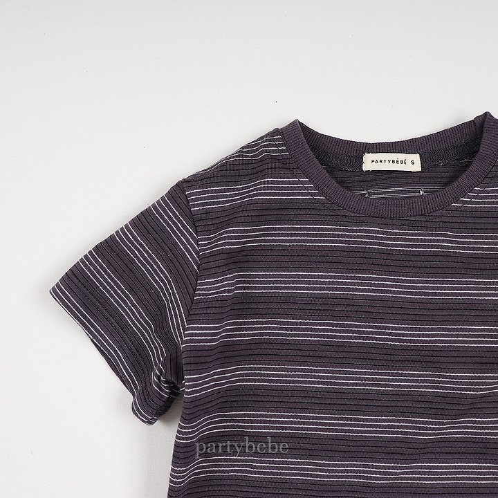 Party Kids - Korean Baby Fashion - #onlinebabyboutique - Line Tee - 11