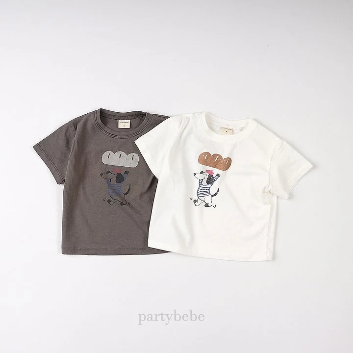 Party Kids - Korean Baby Fashion - #onlinebabyboutique - Puppy Tee - 3
