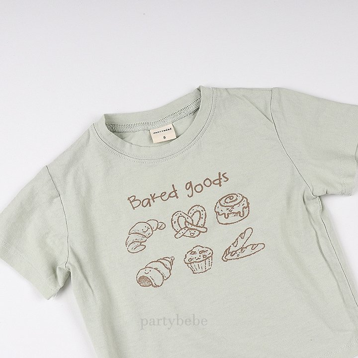 Party Kids - Korean Baby Fashion - #onlinebabyshop - Bread Tee - 11
