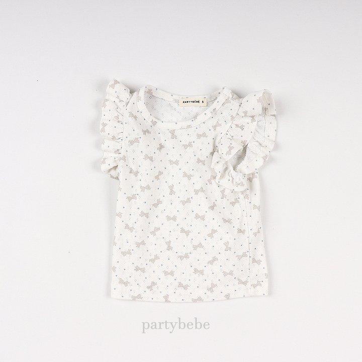 Party Kids - Korean Baby Fashion - #onlinebabyshop - Ribbon Tee