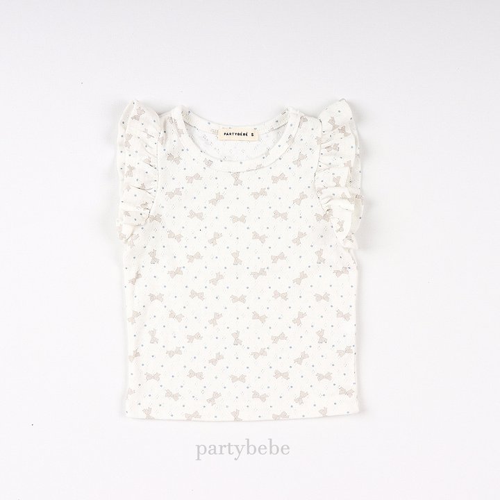 Party Kids - Korean Baby Fashion - #smilingbaby - Ribbon Tee - 2