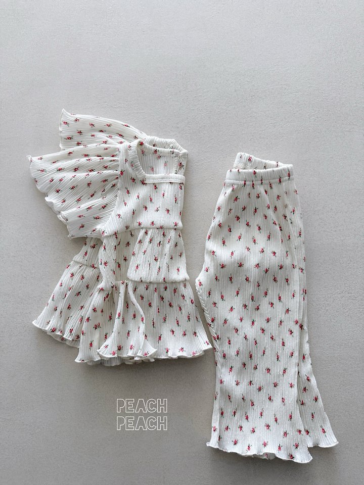 Peach Peach - Korean Children Fashion - #Kfashion4kids - Coco Pleated Set - 12