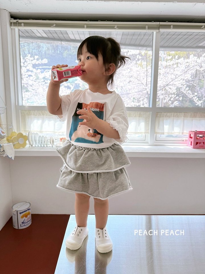 Peach Peach - Korean Children Fashion - #childofig - Miyu Tee - 12