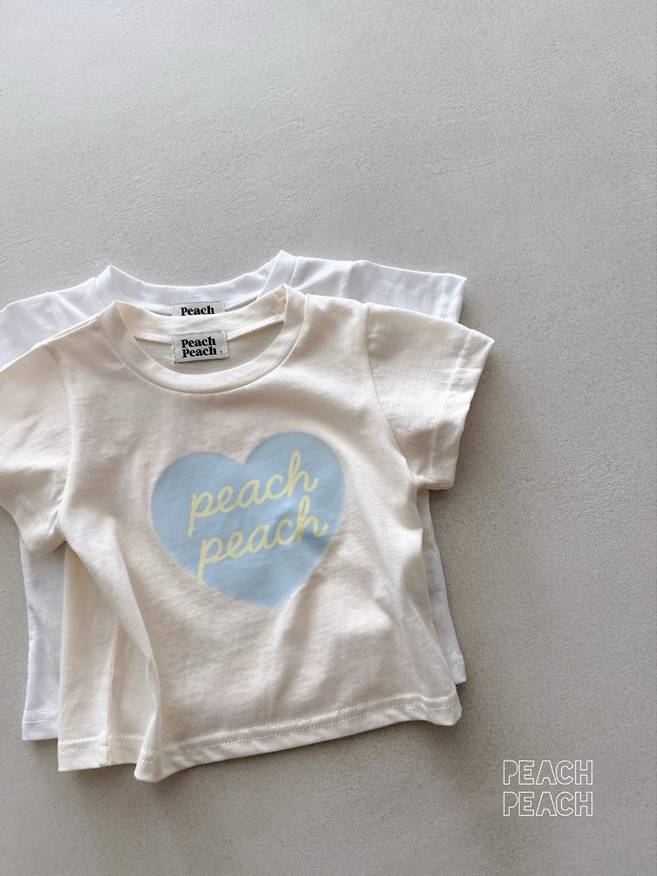 Peach Peach - Korean Children Fashion - #childofig - Peach Tee - 10
