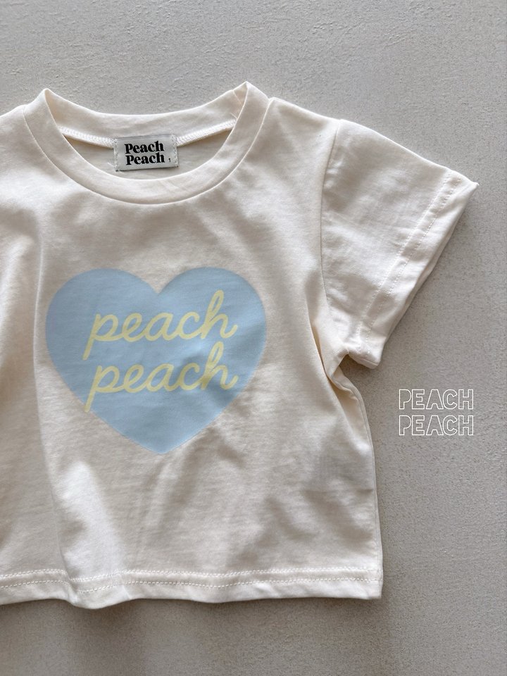 Peach Peach - Korean Children Fashion - #childofig - Peach Tee - 9