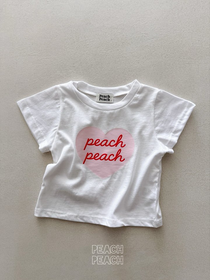 Peach Peach - Korean Children Fashion - #childrensboutique - Peach Tee - 11