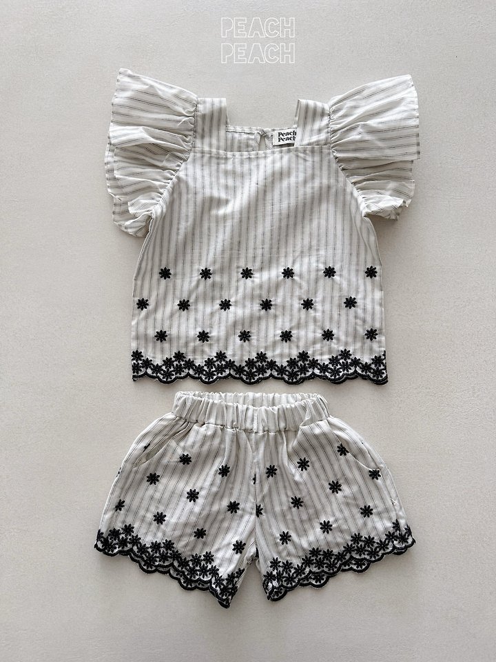 Peach Peach - Korean Children Fashion - #childrensboutique - Adelle Set - 7