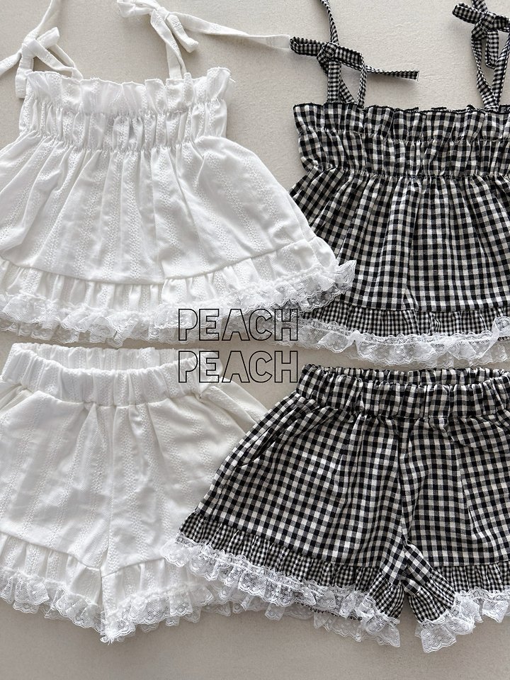 Peach Peach - Korean Children Fashion - #childofig - Hachi Set - 4