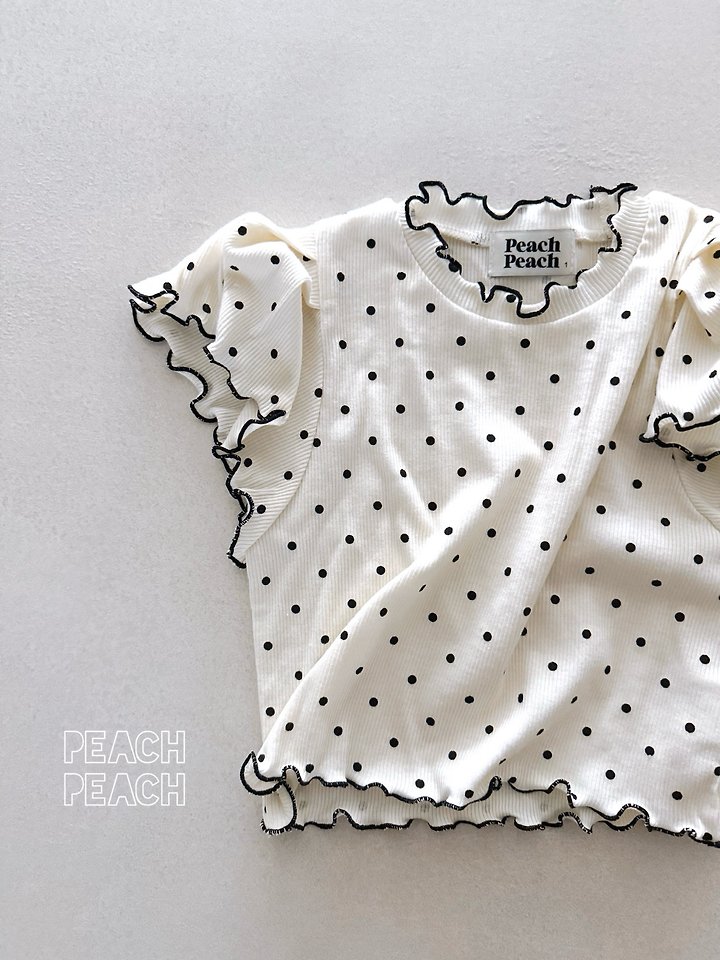 Peach Peach - Korean Children Fashion - #designkidswear - Apple Tee - 7