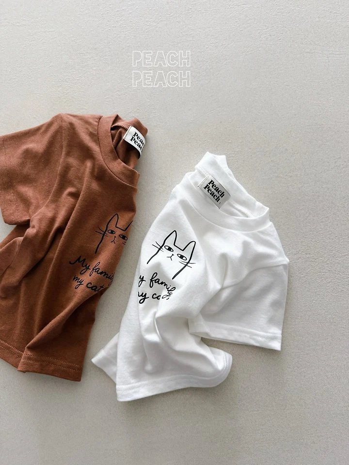 Peach Peach - Korean Children Fashion - #designkidswear - Momo Tee - 4