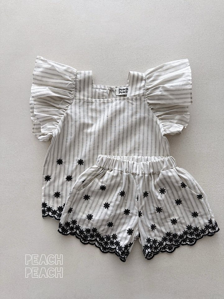 Peach Peach - Korean Children Fashion - #fashionkids - Adelle Set - 10