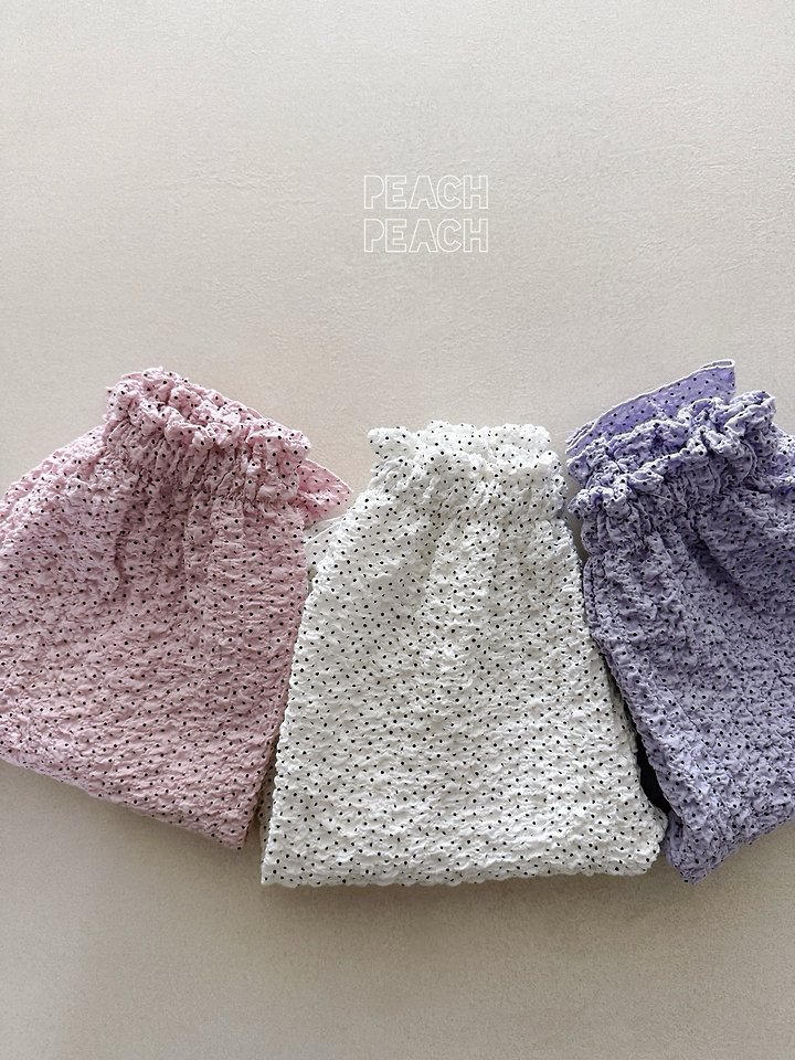 Peach Peach - Korean Children Fashion - #kidsshorts - Sausage Pants - 5