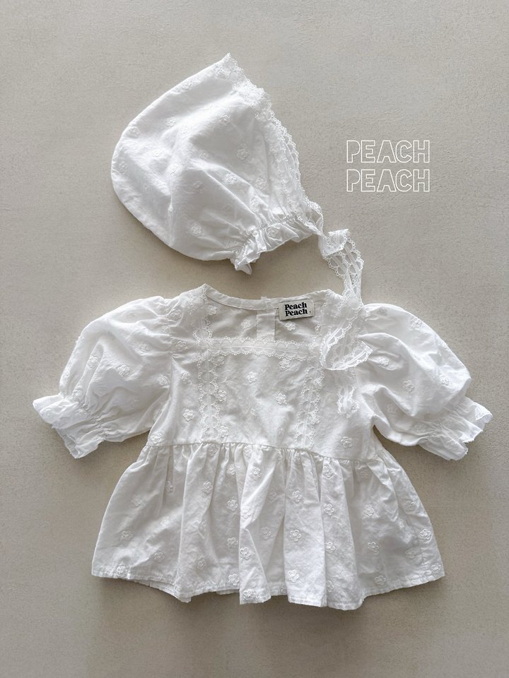 Peach Peach - Korean Children Fashion - #kidsshorts - Aoi Blouse - 5