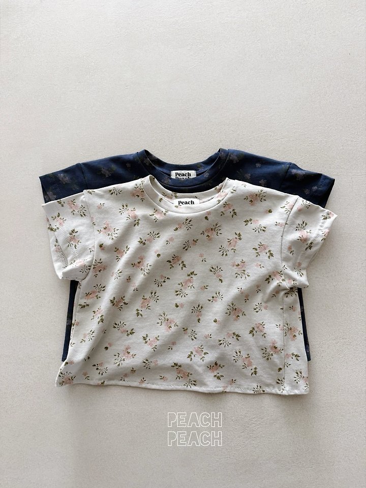 Peach Peach - Korean Children Fashion - #fashionkids - Jasmine Tee - 4