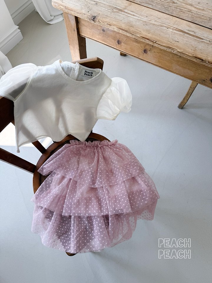 Peach Peach - Korean Children Fashion - #kidsstore - Noah Skirt - 12