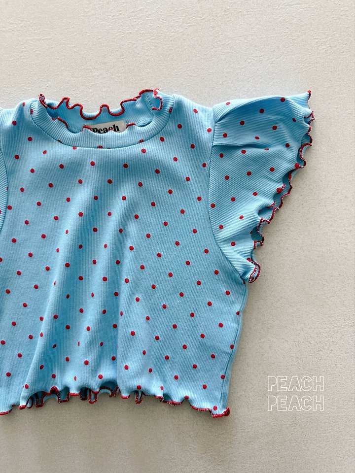 Peach Peach - Korean Children Fashion - #kidsstore - Apple Tee - 11