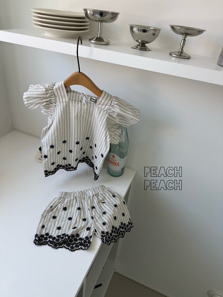 Peach Peach - Korean Children Fashion - #kidsstore - Adelle Set - 12