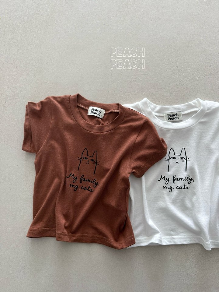 Peach Peach - Korean Children Fashion - #kidsstore - Momo Tee - 7