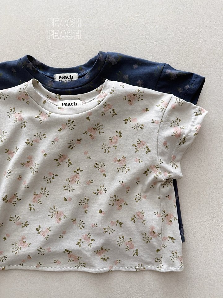Peach Peach - Korean Children Fashion - #kidsstore - Jasmine Tee - 5