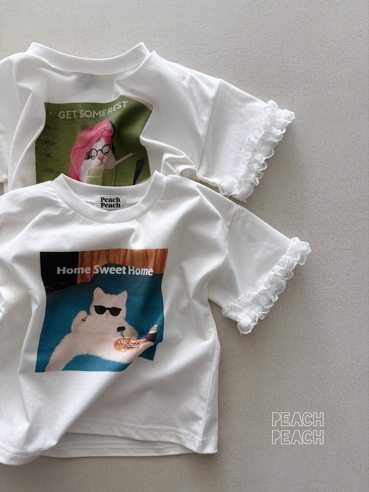 Peach Peach - Korean Children Fashion - #kidzfashiontrend - Miyu Tee - 5