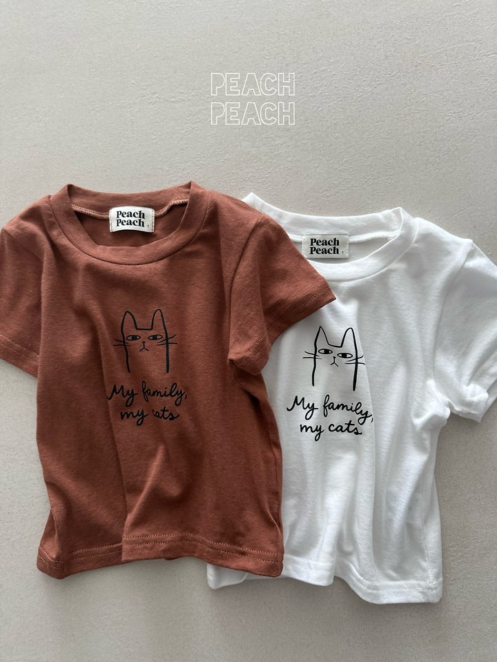 Peach Peach - Korean Children Fashion - #kidzfashiontrend - Momo Tee - 8