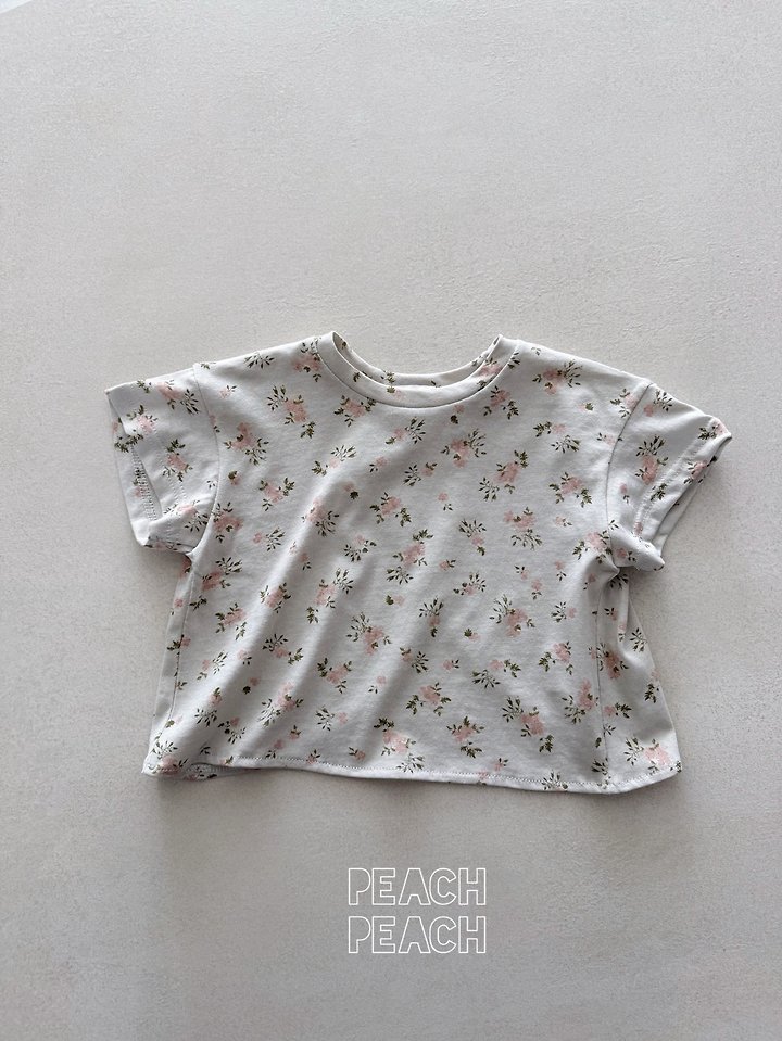 Peach Peach - Korean Children Fashion - #kidzfashiontrend - Jasmine Tee - 6