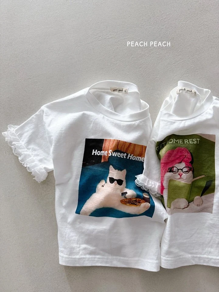 Peach Peach - Korean Children Fashion - #littlefashionista - Miyu Tee - 7