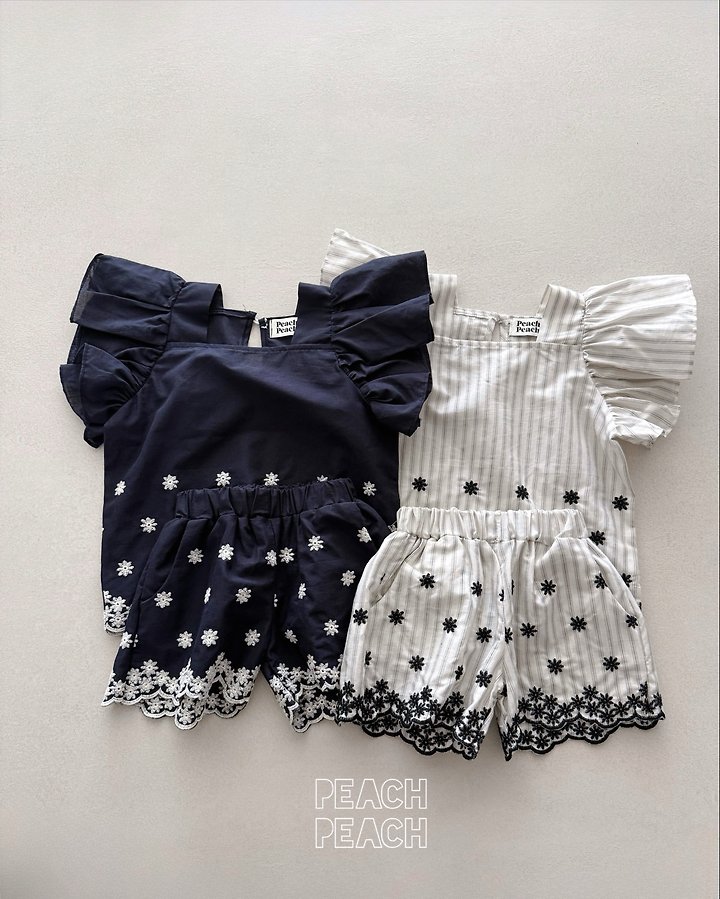Peach Peach - Korean Children Fashion - #littlefashionista - Adelle Set