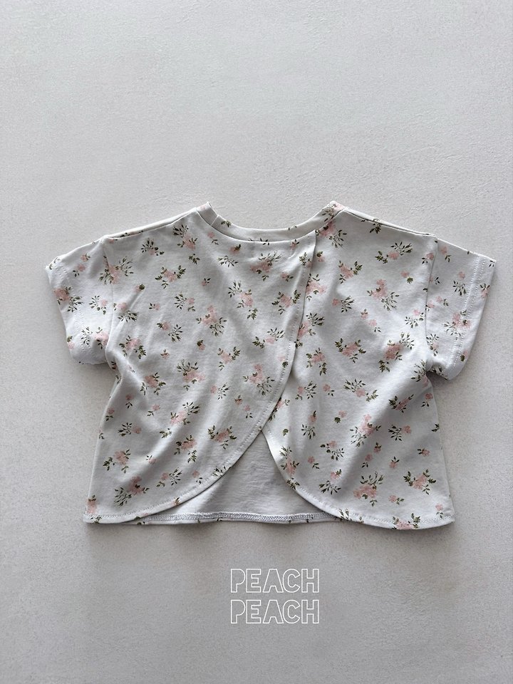 Peach Peach - Korean Children Fashion - #littlefashionista - Jasmine Tee - 8