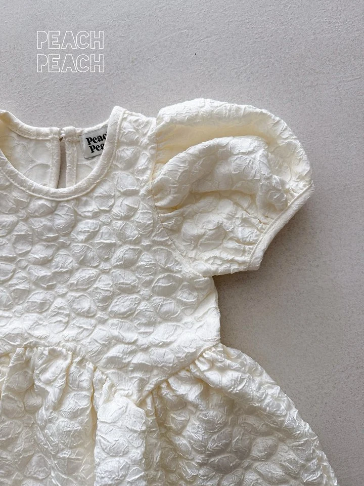 Peach Peach - Korean Children Fashion - #littlefashionista - Amelie Blouse Mini One-piece - 7